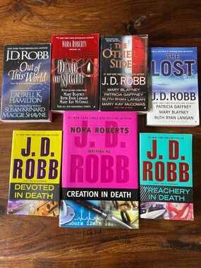 7 Nora Roberts as JD Robb Books (6 paperback + 1 hardcover)